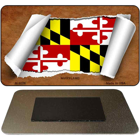 Maryland Scroll Novelty Metal Magnet M-9026