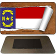 North Carolina Scroll Novelty Metal Magnet M-9039