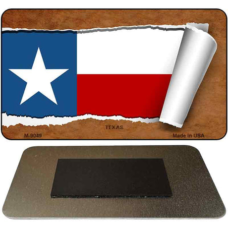 Texas Scroll Novelty Metal Magnet M-9049