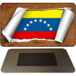 Venezuela Flag Scroll Novelty Metal Magnet M-9088