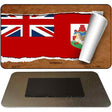 Bermuda Flag Scroll Novelty Metal Magnet M-9137