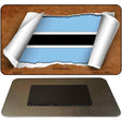 Botswana Flag Scroll Novelty Metal Magnet M-9141