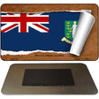 British Virgin Islands Flag Scroll Novelty Metal Magnet M-9143