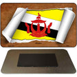 Brunei Flag Scroll Novelty Metal Magnet M-9144