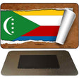 Comoros Flag Scroll Novelty Metal Magnet M-9157