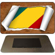 Congo Flag Scroll Novelty Metal Magnet M-9158