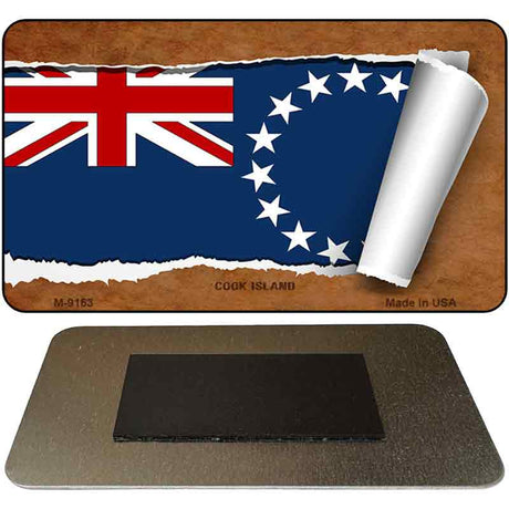 Cook Island Flag Scroll Novelty Metal Magnet M-9163