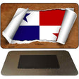 Panama Flag Scroll Novelty Metal Magnet M-9209