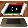 Libya Flag Scroll Novelty Metal Magnet M-9219