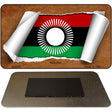 Malawi Flag Scroll Novelty Metal Magnet M-9229