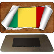 Mali Flag Scroll Novelty Metal Magnet M-9232