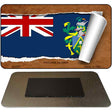 Pitcairn Islands Flag Scroll Novelty Metal Magnet M-9267