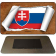 Slovakia Flag Scroll Novelty Metal Magnet M-9281