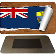 St. Helena Flag Scroll Novelty Metal Magnet M-9290