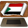 Sudan Flag Scroll Novelty Metal Magnet M-9293