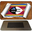 Swaziland Flag Scroll Novelty Metal Magnet M-9295