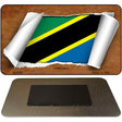 Tanzania Flag Scroll Novelty Metal Magnet M-9299