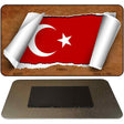 Turkey Flag Scroll Novelty Metal Magnet M-9303