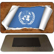 United Nations Flag Scroll Novelty Metal Magnet M-9310