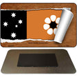 North Territory Flag Scroll Novelty Metal Magnet M-9337