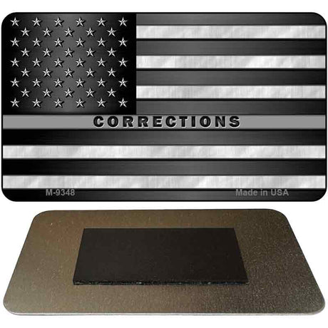 American Flag Corrections Novelty Metal Magnet M-9348