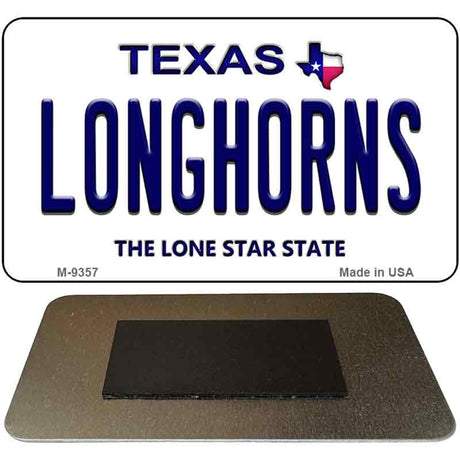 Longhorn Texas Novelty Metal Magnet M-9357