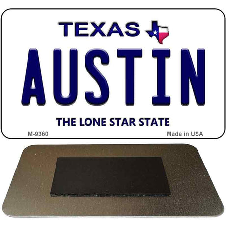 Austin Texas Novelty Metal Magnet M-9360