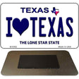 I Love Texas Texas Novelty Metal Magnet M-9362