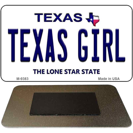 Texas Girl Texas Novelty Metal Magnet M-9383