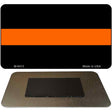 Thin Orange Line Novelty Metal Magnet M-9413