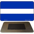 Thin White Line On Blue Novelty Metal Magnet M-9414