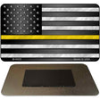 American Flag Thin Yellow Line Novelty Metal Magnet M-9420