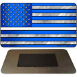 American Flag Thin White Line Novelty Metal Magnet M-9422