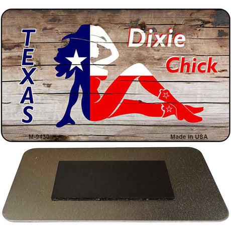 Dixie Chicks Texas Wood Novelty Metal Magnet M-9430