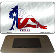 Texas Girl Novelty Metal Magnet M-9431