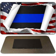 Thin Blue Line Scroll Novelty Metal Magnet M-9433