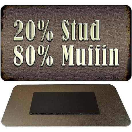 20 Percent Stud Novelty Metal Magnet M-9435