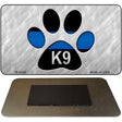 Thin Blue Line Paw K-9 Novelty Metal Magnet M-9438