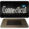 Connecticut Flag Script Novelty Metal Magnet M-9445