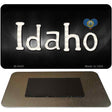 Idaho Flag Script Novelty Metal Magnet M-9450