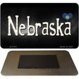 Nebraska Flag Script Novelty Metal Magnet M-9465