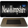 New Hampshire Flag Script Novelty Metal Magnet M-9467