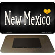 New Mexico Flag Script Novelty Metal Magnet M-9469