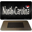 North Carolina Flag Script Novelty Metal Magnet M-9471