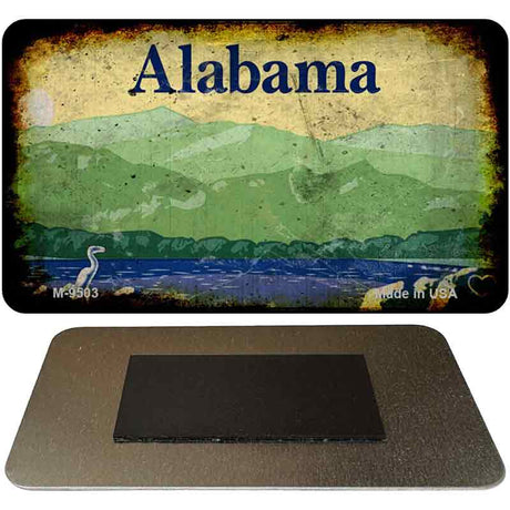 Alabama Rusty Blank Novelty Magnet M-9503