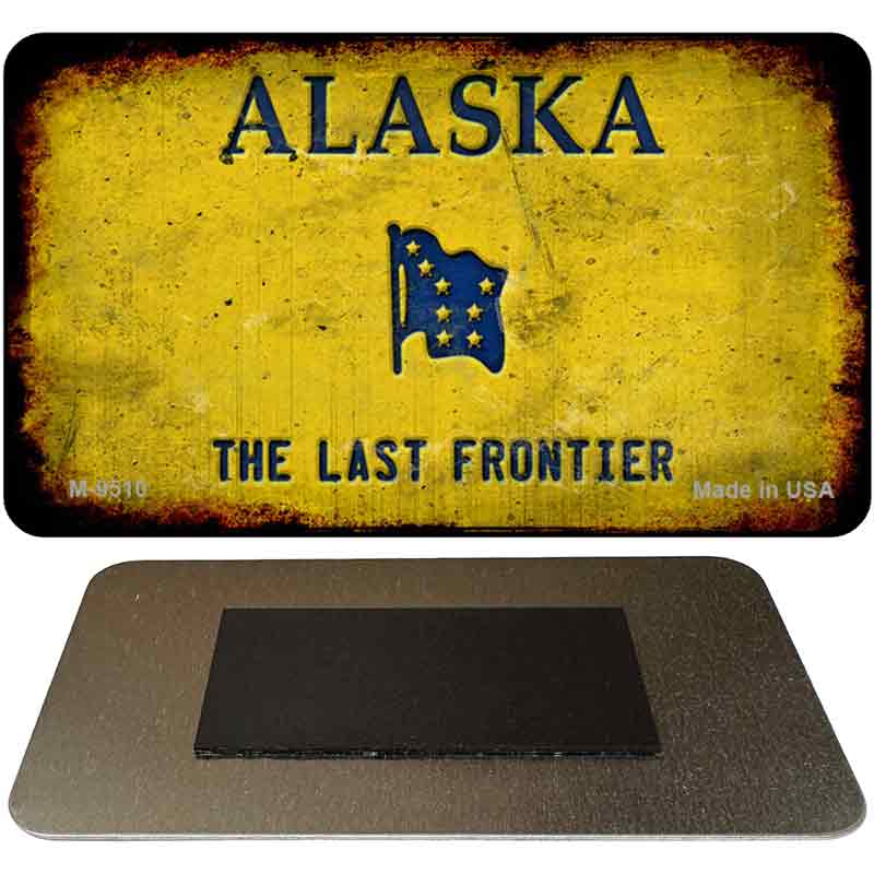 Alaska Rusty Blank Novelty Magnet M-9510