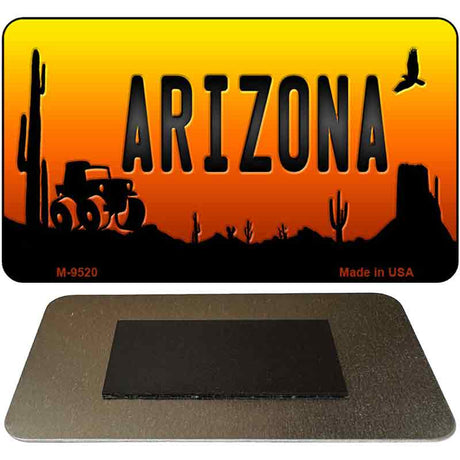 Jeep Arizona Scenic Novelty Metal Magnet M-9520