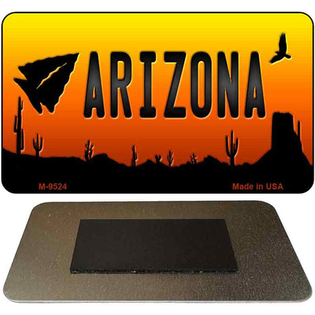 Arrowhead Arizona Scenic Novelty Metal Magnet M-9524