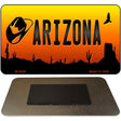 Cowboy Hat Arizona Scenic Novelty Metal Magnet M-9528