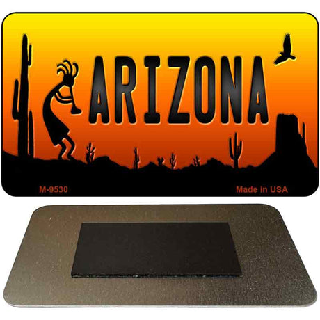 Kokopelli Arizona Scenic Novelty Metal Magnet M-9530